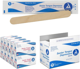 Sterile Senior Tongue Depressors  100 pouches per Box