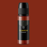 Quantum Tattoo Ink - Cesspool- 1oz bottle featuring a dirt brown ink with orange undertones