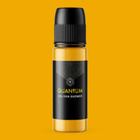 Quantum Tattoo Ink- Golden Shower - 1 oz bottle with bright yellow ink for tattoo applications.