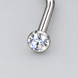 Nose Screw with Jewel 18 GA