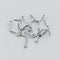 Nose Screw with Jewel 18 GA - 10 Packs