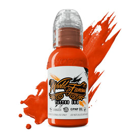 World Famous Jay Freestyle Watercolor Orange