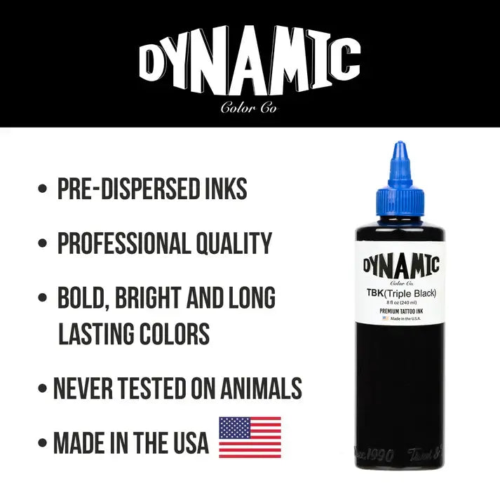 Dynamic Tattoo Ink Triple Black| InkWrapped.com
